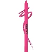 New York Tattoo Studio Long-Lasting Sharpenable Eyeliner Pencil, Glide on Smooth Gel Pigments with 36 Hour Wear, Waterproof Ultra Pink 0.04 oz