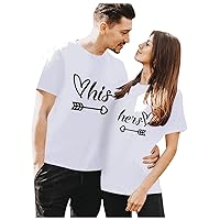 Matching Couples Outfits Couples Gifts Turtleneck Short Sleeve Tops Party Matching Couples Tshirts