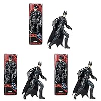 DC Comics, Batman 12-inch Action Figure, The Batman Movie Collectible Kids Toys for Boys and Girls Ages 3 and up (Pack of 3)