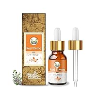 Crysalis Red Thyme (Thymus Serpyllum) Oil |100% Pure & Natural Undiluted Essential Oil Organic Standard| for Skin Hair Diffuser Massage | Aromatherapy Oil (15 ML)