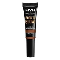 NYX PROFESSIONAL MAKEUP Born To Glow Radiant Concealer, Medium Coverage - Cappuccino