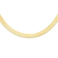 Carissima Gold Schlangenkette 9 Karat 375er Gelbgold Pyton (halbrund/fischgrät) 41cm 1.11.1173