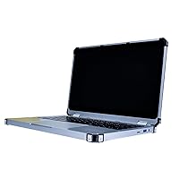 Rugged Laptop with I5-8250U Quad Core, 8 Thread CPU, 8GB RAM 256GB SSD, 13.3 Inch 1080p Screen, Tenacious Model in Silver, 14626167