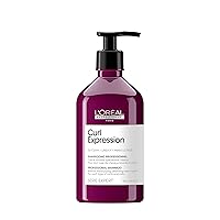 L'Oreal Professionnel Curl Expression Moisturizing Shampoo | Hydrates & Detangles | For Curly & Coily Hair Types | Sulfate & Paraben Free | 16.907 Fl. Oz.