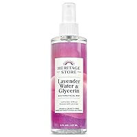 HERITAGE STORE Lavender Flower Water & Glycerine Benefits Skin, Hair & More Aromatherapy Mist Spray 8 oz