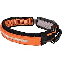 Klein Tools 56308 Rechargeable Headlamp with Strap, 575 Lumens, Widebeam LED, All-On or Direct Focus Modes, for Work and Outdoors