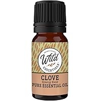 Wild Essentials Clove 100% Pure Essential Oil - 10ml, Therapeutic Grade, Made and Bottled in The USA, Stimulating, Energizing