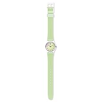 Swatch Women's Analogue Quartz Watch with Silicone Strap LK397, Green, Strap