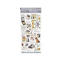 Adult Picture Book Sticker Police Investigation Sticker Sheet Collection Interesting Goods Grocery Shop