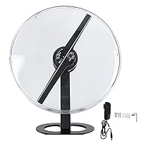Hologram Fan WiFi Projector,3D Hologram Fan, Tabletop Holographic LED Ceiling Skylight Night Light for Halloween, Shop, Bar, Party Advertising Display