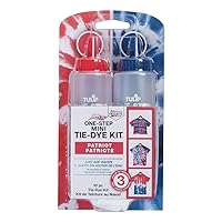 TULIP One-Step Tie Dye Kit, Mini, Patriot, 2-Pack (32453)