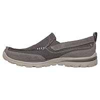 Skechers Men's Superior Milford Slip-On Loafer, Charcoal/Gray, 8 D US