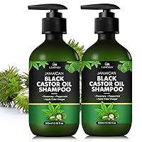 Jamaican Black Castor Oil Shampoo and Conditioner Set for Thinning Hair and Regrowth, Hair Thickening Shampoo Revive Moisturize Grow Healthy Hair, Black Castor Oil Shampoo for Men and Women (2pc)