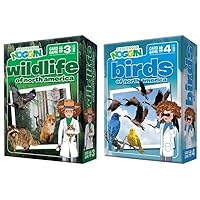 Professor Noggin's: Birds and Wildlife of North America Classroom Set - an Educational Trivia Based Card Game for Kids - True or False, and Multiple Choice - Ages 7+ - Each set contains 30 Trivia Card