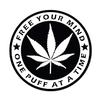 Marijuana Weed High Hippie Car Sticker Decal Legalize Drugs One Love