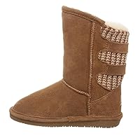 BEARPAW Youth Boshie Multiple Colors | Youth's Boot Classic Suede | Kid's Slip On Boot | Comfortable Winter Boot