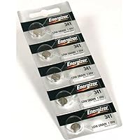 Energizer Watch Battery Button Cell 341 Pack of 5 Batteries