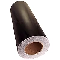 Matte Black Vinyl Adhesive Roll 12