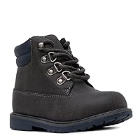 Nautica Kids Chukka Boots with Lace-Up and Zipper Ankle Bootie Design | Boys-Girls | Dress Shoes | Size for Toddler & Little Kids