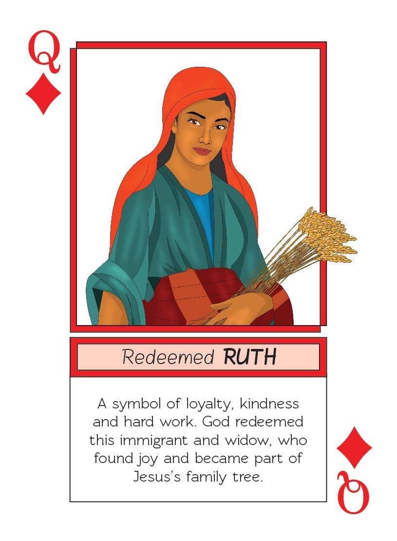 Kulture Games Playing Cards: Bible Legends (Diverse Bible Characters, Stories and Encouraging Bible Verses)