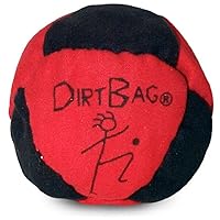 Dirtbag Hacky Sack Footbag, Red/Black