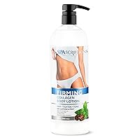 SpaScriptions Firming Collagen Body Lotion, Caffeine and Mint, 33 oz