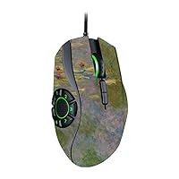 MightySkins Skin Compatible with Razer Naga Hex V2 Gaming Mouse - Water Lilies | Protective, Durable, and Unique Vinyl Decal wrap Cover | Easy to Apply, Remove, and Change Styles | Made in The USA
