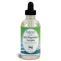 Anderson’s New Ionic Magnesium Complex, Aids in Muscle Cramps, Bone/Joint, Heart Health, Liquid Magnesium Supplement, Trace Mineral Drops, Supports Good Sleep, Mood, Regularity, 60 Servings (4 oz)