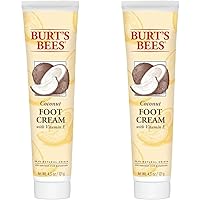 Burt's Bees Coconut Oil Foot Cream, Package May Vary, 4.3 Oz (Pack of 2)