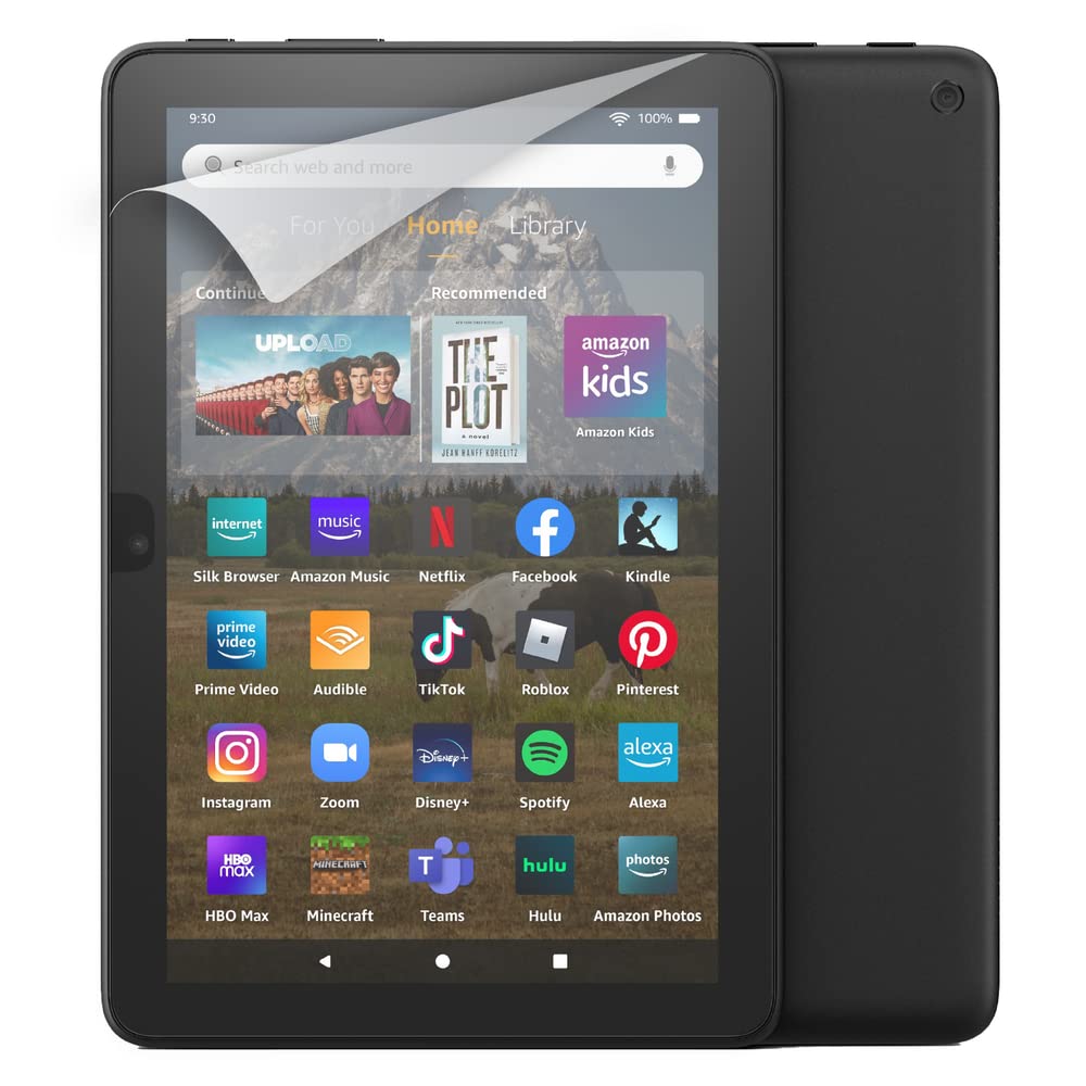 All-New, NuPro Anti-Glare Screen Protector (2 Pack), for Fire HD 8 tablet & Fire HD 8 Plus tablet (2022 Release)