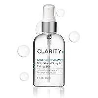 ClarityRx Take Your Vitamins Daily Mineral Spray for Dry Skin, Natural Plant-Based Moisturizing Face & Body Mist for All Skin Types