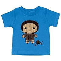 Doll Print Baby Jersey T-Shirt - Art Print Baby T-Shirt - Unique T-Shirt for Babies