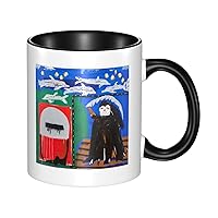 Action Rapper Bronson Singer Only For Dolphins Mug Ceramic Coffee Cups Tea Cup 12oz With Handle For Office Home Gift Tea Hot