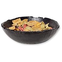 Resin Display Serving Bowl, Kenny Mack Jagged Edge Uneven 13