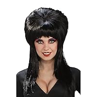 Rubie's womens Elvira, Mistress of the Dark, Long Wig Party Supplies, As Shown, One Size US