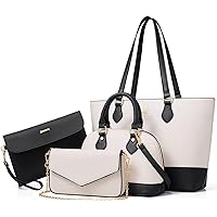 Handbag Set, Purse Sets for Women, Tote Bag 4 pcs, Fashion Purse Sets Women's Handbags The Tote Bag Handbags Sets
