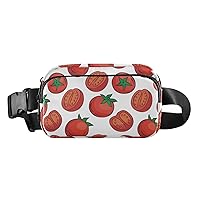 Cherry Tomatoes Belt Bag for Women Men Water Proof Small Fanny Pack with Adjustable Shoulder Tear Resistant Fashion Waist Packs for Travel