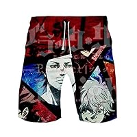 Anime Black Clover 3D Printed Beach Shorts Swim Trunks Summer Boardshorts Jersey Short Pants