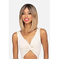 Amore Mio Hair Collection's AW-DAYSTAR, Layered Straight with Long Bang Style EVERYDAY WIG, Color 99J, Dark Burgundy Wine Color