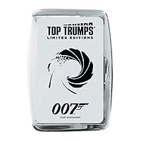 Top Trumps Card Game James Bond 007 - Family Games for Kids and Adults - Learning Games - Kids Card Games for 2 Players and More - Kid War Games - Card Wars - for 6 Plus Kids