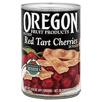 Oregon Fruit Pie Cherries Red Tart, 14.5-Ounce (Pack of 4)