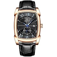 Men's Watches Analog Quartz Wrist Watches Stainless Steel Band Luminous Business Date Watches Waterproof Men Fashion Watch