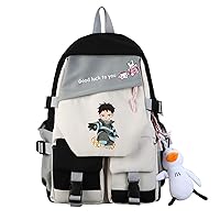 Anime Fire Force Backpack Bookbag Shinra Kusakabe Daypack Satchel School Bag Laptop Bag Color 6