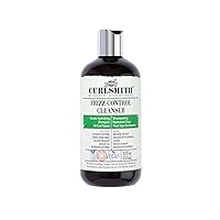 CURLSMITH - Frizz Control Cleanser, Gentle Hydrating Hair Shampoo, for All Curl Types, Long Lasting Frizz Control, Vegan, 355ml/12 fl oz