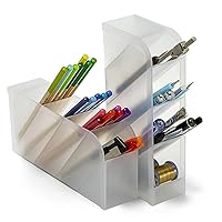 Officemate Desk Organizer, Pen Holder with 8 Compartments, Set of 2 (21542)