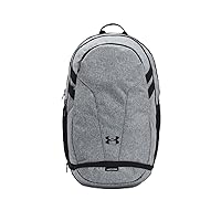 Under Armour Unisex Hustle 5.0 Team Backpack, (012) Pitch Gray Medium Heather/Black/Black, One Size Fits All