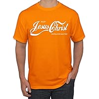 Enjoy Jesus Christ and Thou Shalt Never Thirst Coke Parody Inspirational/Christian Men's T-Shirt