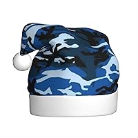 Black And White Marble Print Santa Claus Hat Cute Plush Christmas Hat New Year Party Xmas Hats