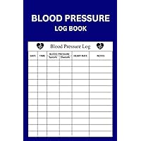 Blood Pressure Log Book: Record and Monitor Your Daily Blood Pressure and Heart Rate Readings at Home. Simple and Easy Format for an Accurate Data Record and Tracking