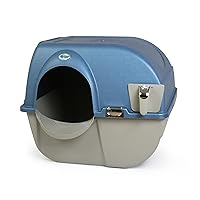 Premium Roll 'n Clean Litter Box Large,Cat, Peral Blue (PR-RA20-1)